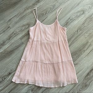 Blush Pink Crepe Dress